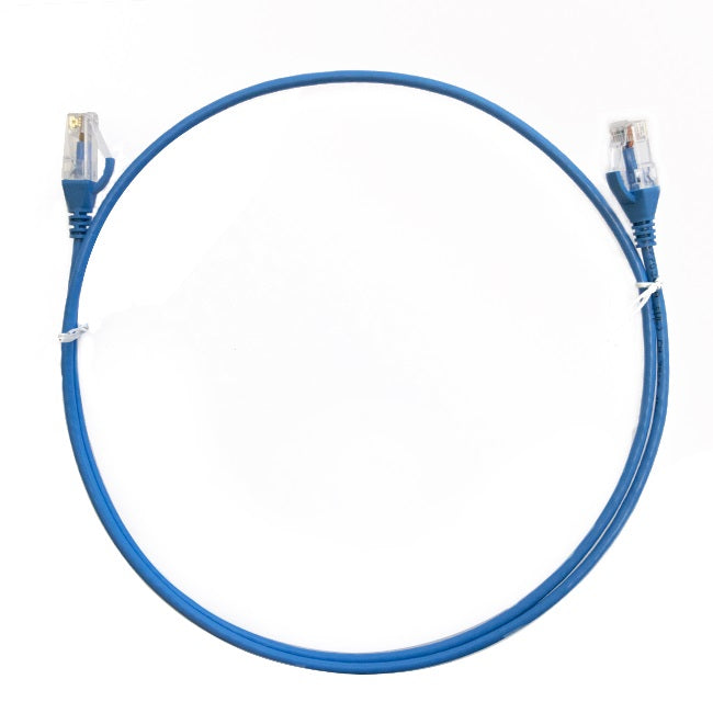 8ware CAT6 Ultra Thin Slim Cable 1m - Blue Color Premium RJ45 Ethernet Network LAN UTP Patch Cord 26AWG for Data 8ware CAT6 Ultra Thin Slim Cable 1m - Blue Color Premium RJ45 Ethernet Network LAN UTP Patch Cord 26AWG for Data